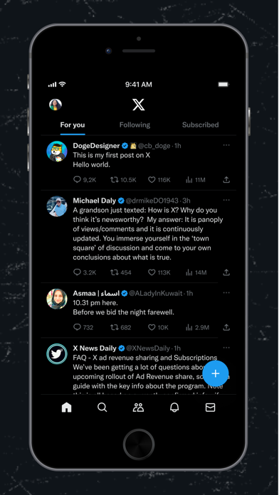 X Screenshots