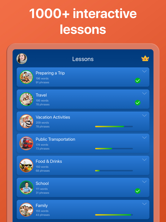 Learn French: Language Course iPad Screenshots