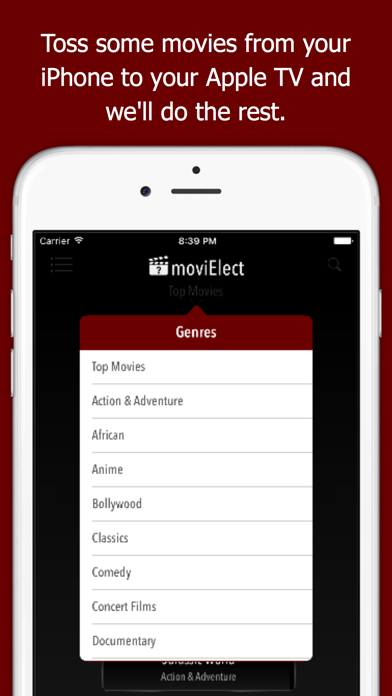 moviElect - Decide Which iTunes Movie or Rental to Watch for TV & Mobile Screenshots
