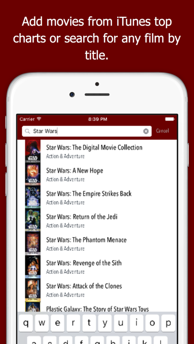 moviElect - Decide Which iTunes Movie or Rental to Watch for TV & Mobile Screenshots