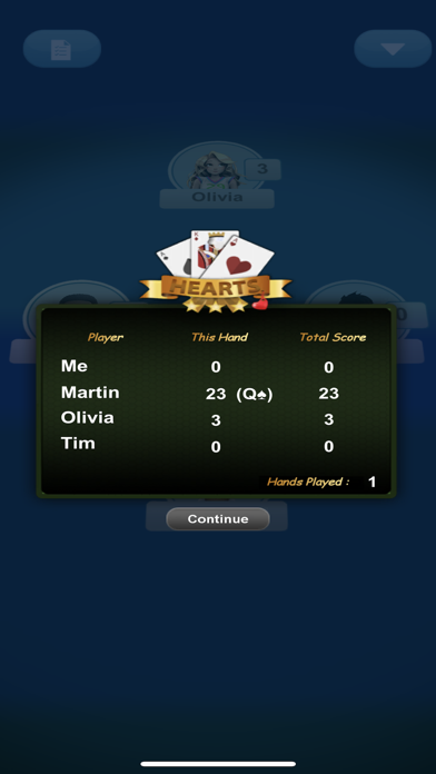 Hearts Card Game Classic Screenshots