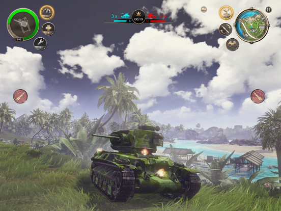 Tangkapan layar Infinite Tanks WWII iPad 