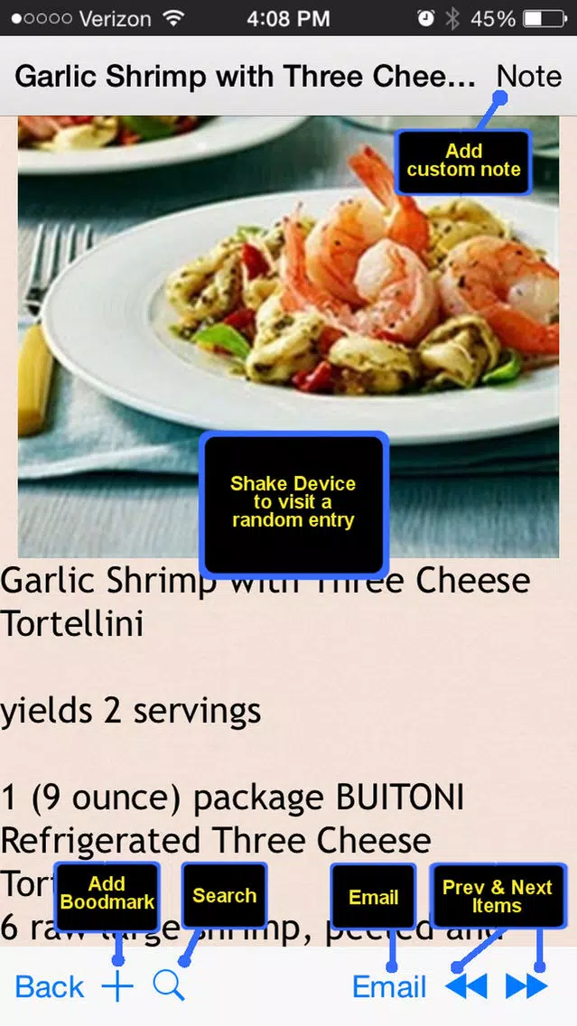 Meal for 2 Recipes Screenshots