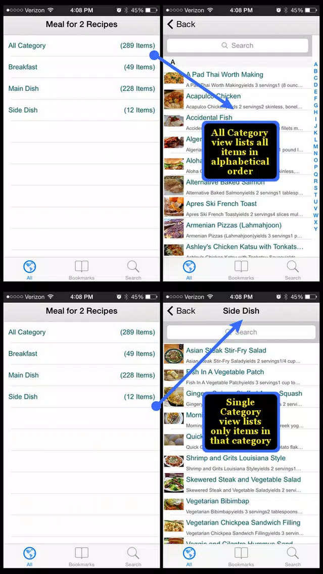Meal for 2 Recipes Screenshots