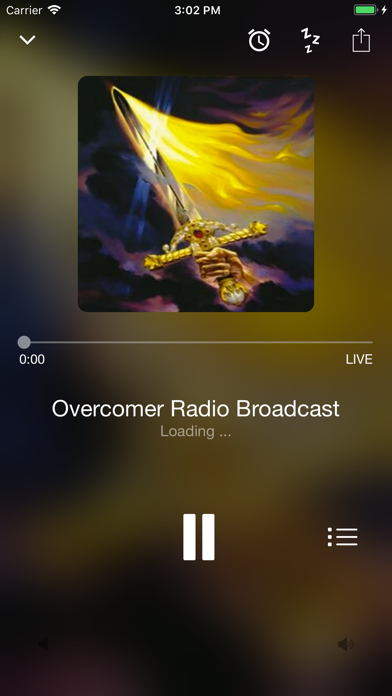 Overcomer Radio Broadcast Screenshots