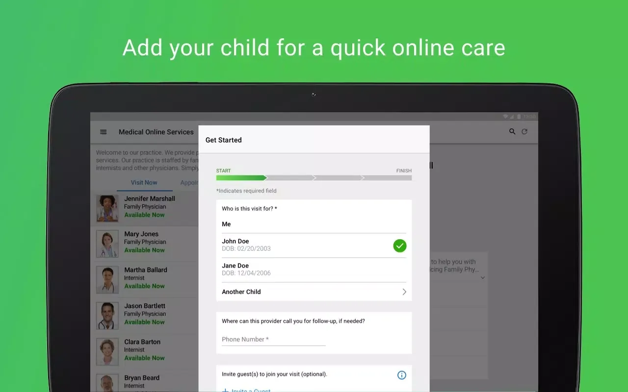Augusta Virtual Care Screenshots
