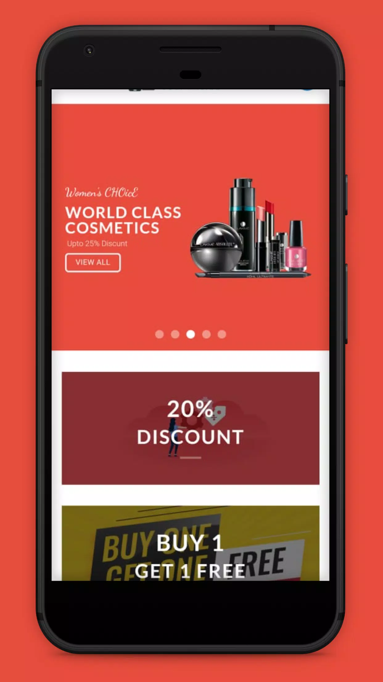 Zrzuty ekranu Aurora eCommerce Store App