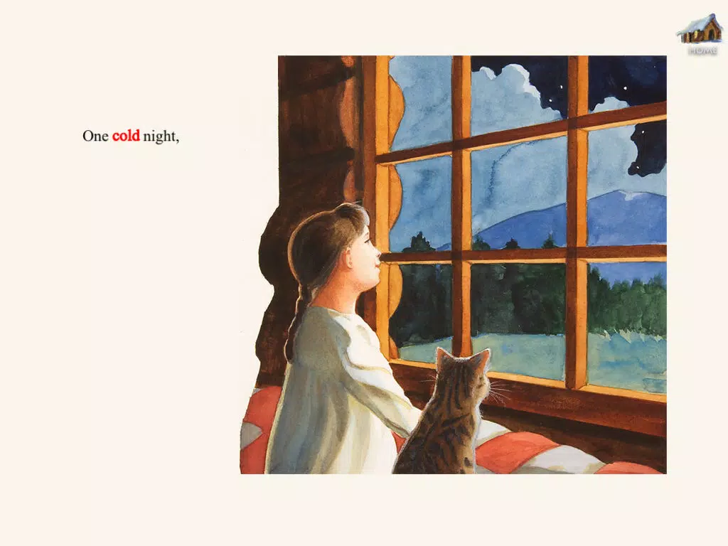 One Cold Night is a fanciful and interactive bedtime story book for kids which describes the onset of Winter, depicting the Mythical tale of Winter in the native American tradition, by Claire Ewart (iPad Lite Version, by Auryn Apps) iPad Screenshots