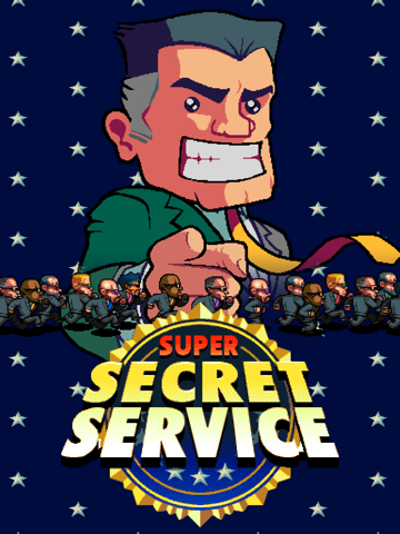 Tangkapan skrin Super Secret Service iPad 