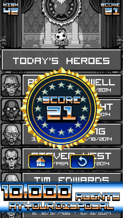 Tangkapan skrin Super Secret Service