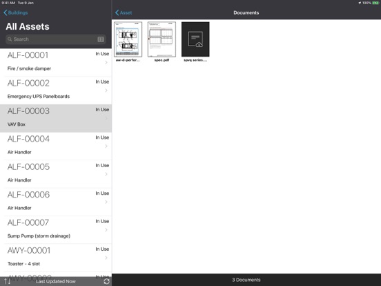 BIM 360 Ops iPad Screenshots