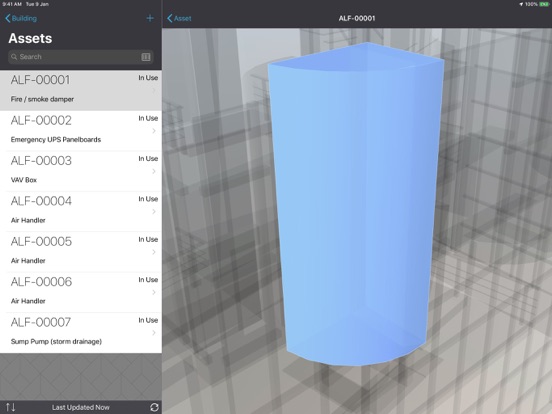 BIM 360 Ops iPad Screenshots