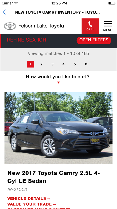 Folsom Lake Toyota Screenshots