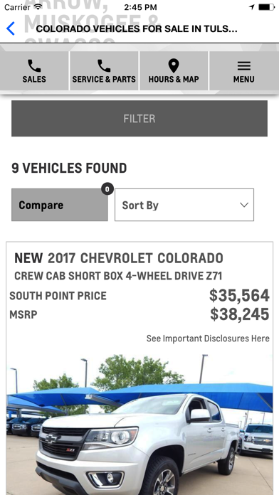 South Pointe Chevrolet Screenshots