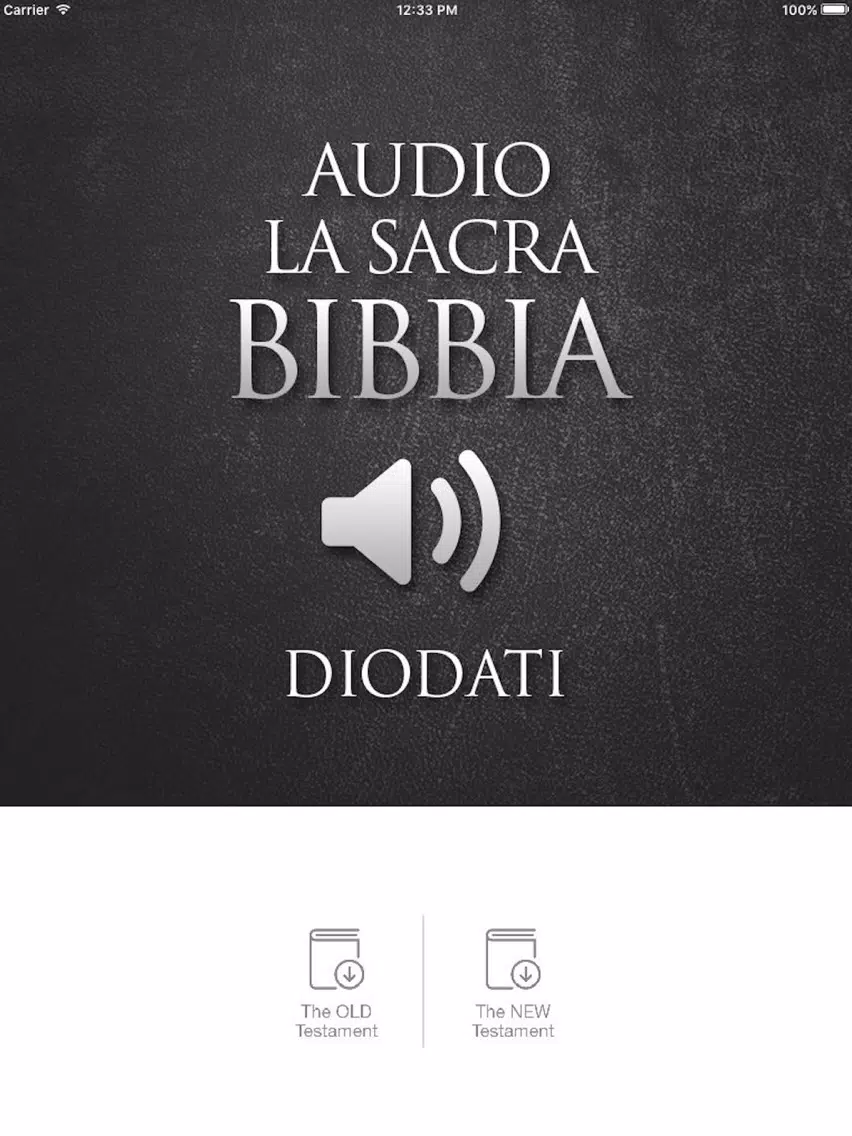 La Sacra- Italian Bibbia Audio iPad 스크린샷