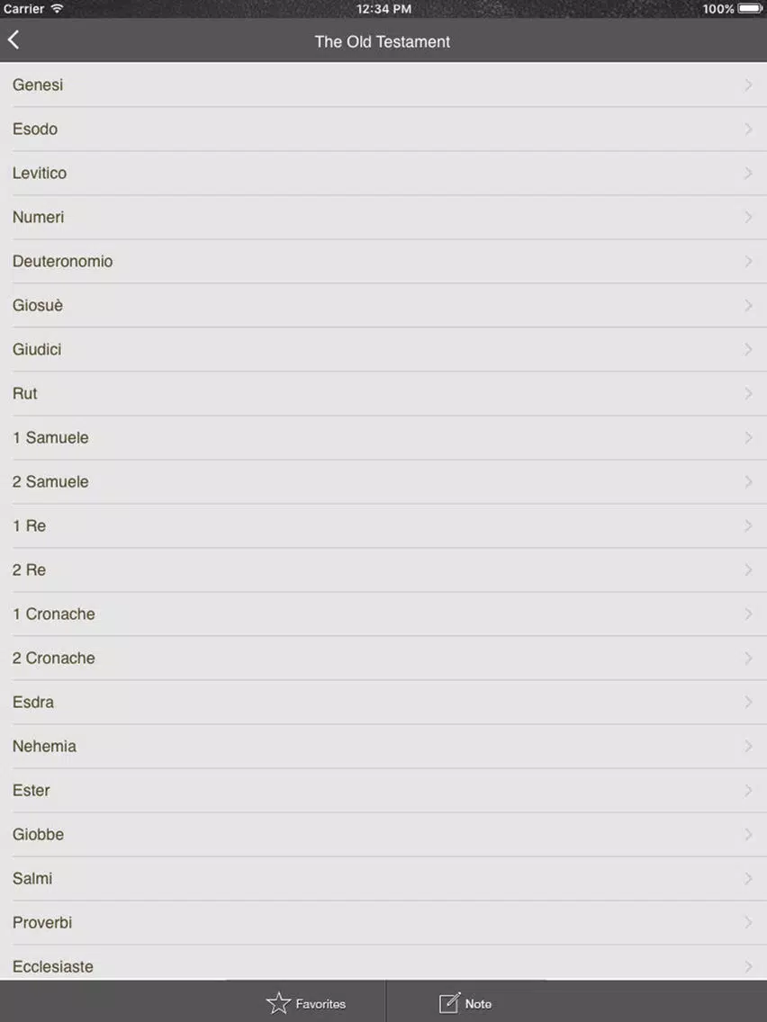 La Sacra- Italian Bibbia Audio iPad 스크린샷