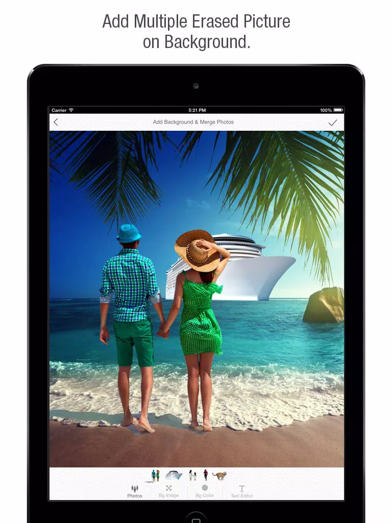 Photo Eraser Change Background iPad Screenshots