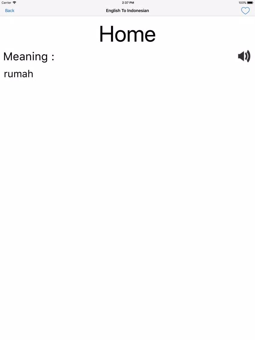 English To Indonesian iPad Screenshots