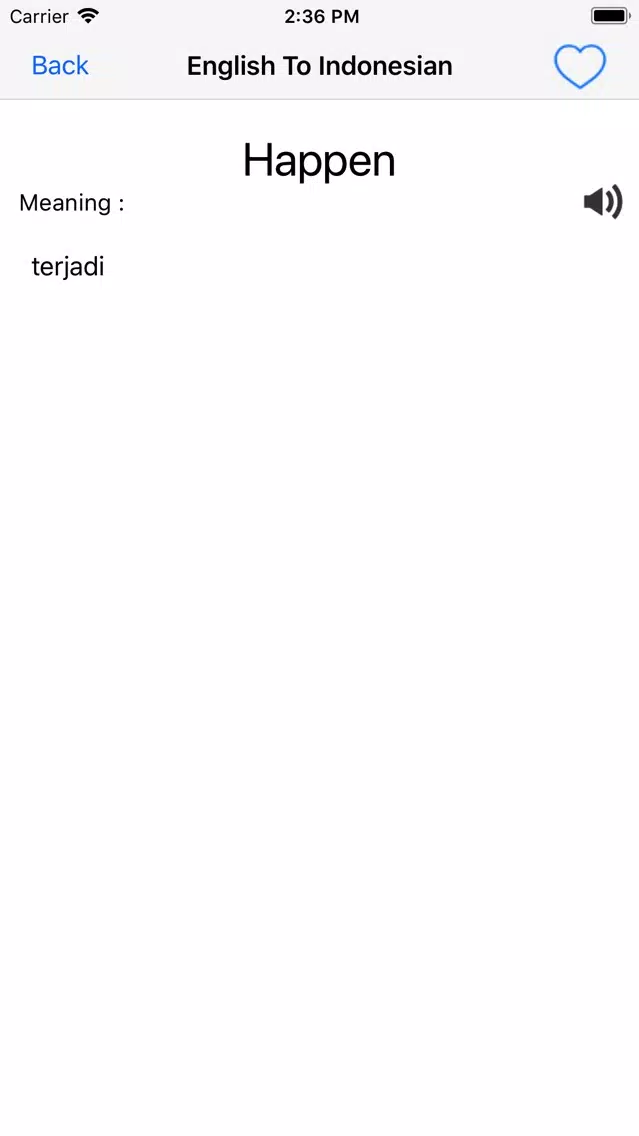 English To Indonesian Screenshots