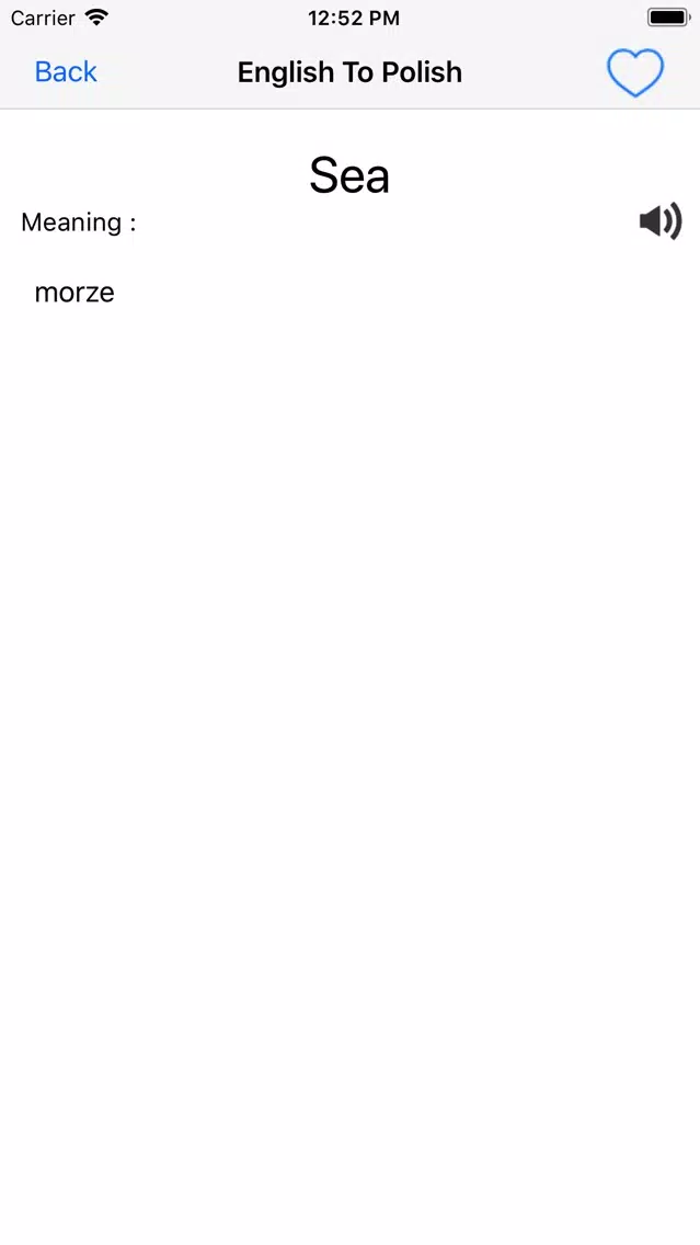 English To Polish Dictionary Screenshots