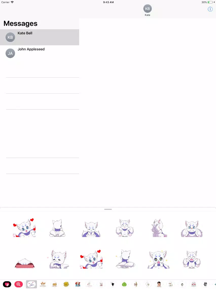 Ảnh chụp màn hình của Snow Fox Animated iPad