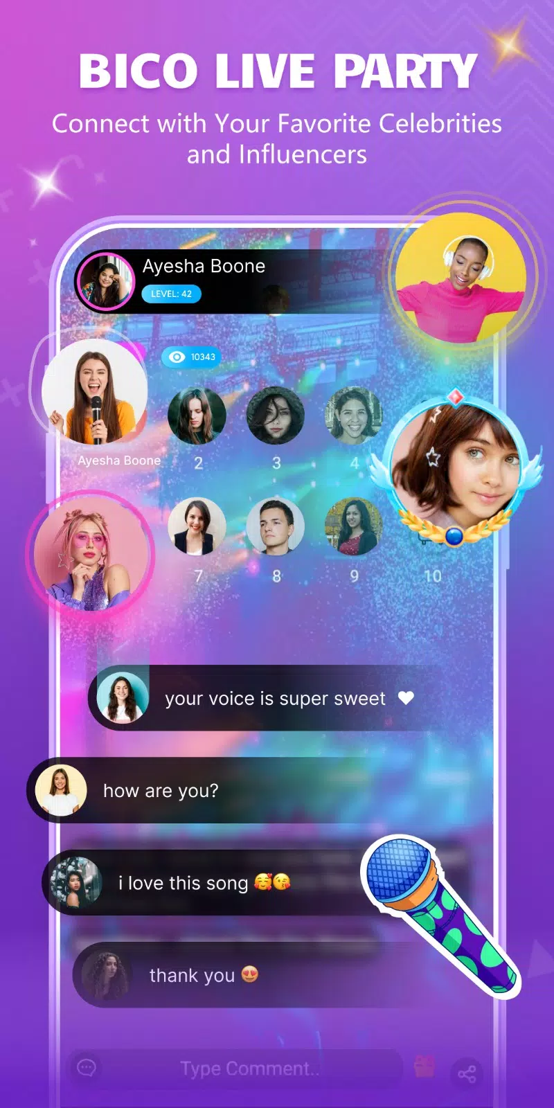 Bico Live Party Screenshots