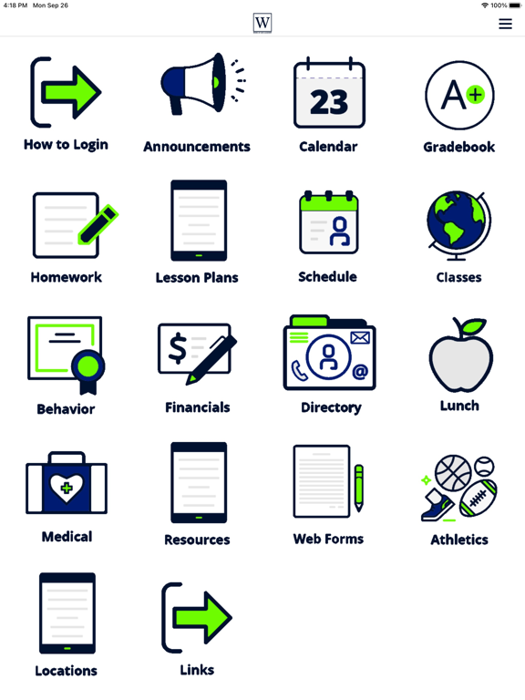 Tangkapan skrin Word of God Academy iPad