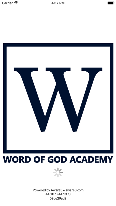 Tangkapan skrin Word of God Academy