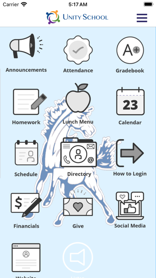 ภาพหน้าจอของ Unity School