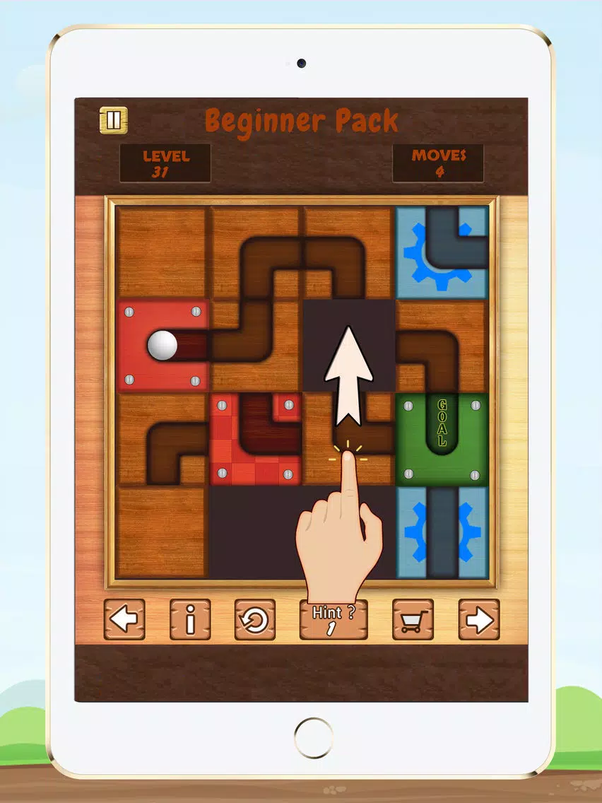 Unroll Ball to Unblock The Ball iPad Screenshots
