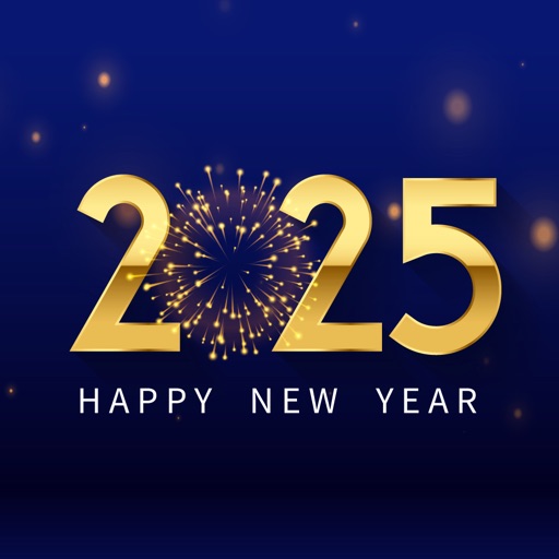 Happy New Year 2025 Stickers