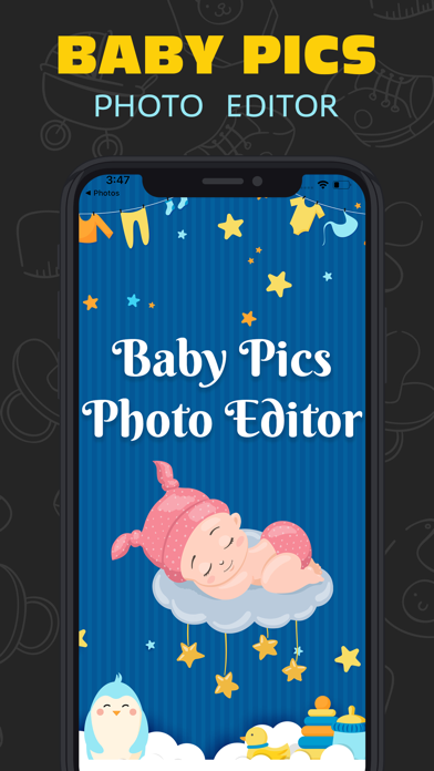 ภาพหน้าจอของ Baby Story Pics Photo Editor