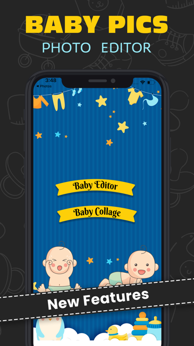 ภาพหน้าจอของ Baby Story Pics Photo Editor