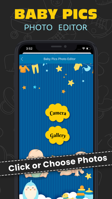 ภาพหน้าจอของ Baby Story Pics Photo Editor