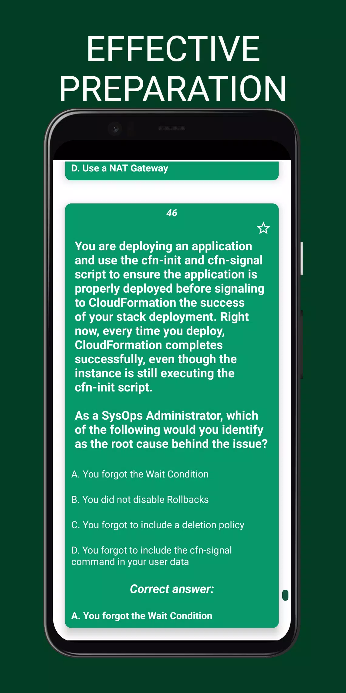 SOA-C02 Test Prep 2024 Screenshots