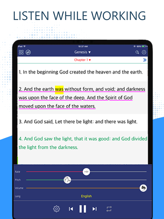 Holy Catholic Bible゜ iPad Screenshots