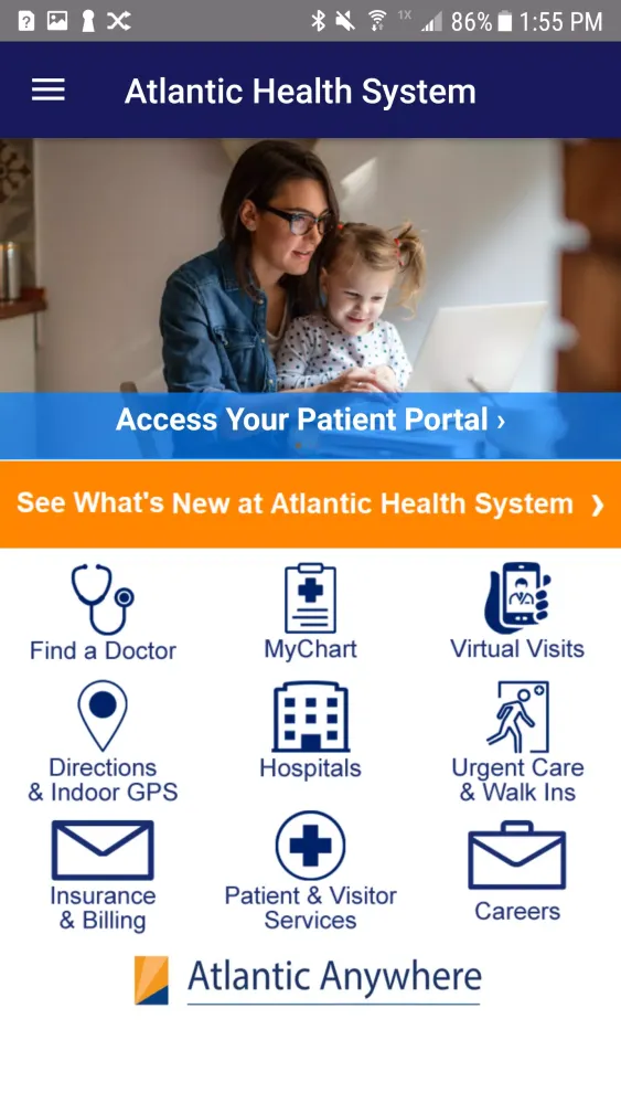 Atlantic Health Screenshots