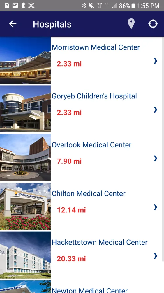 Atlantic Health Screenshots