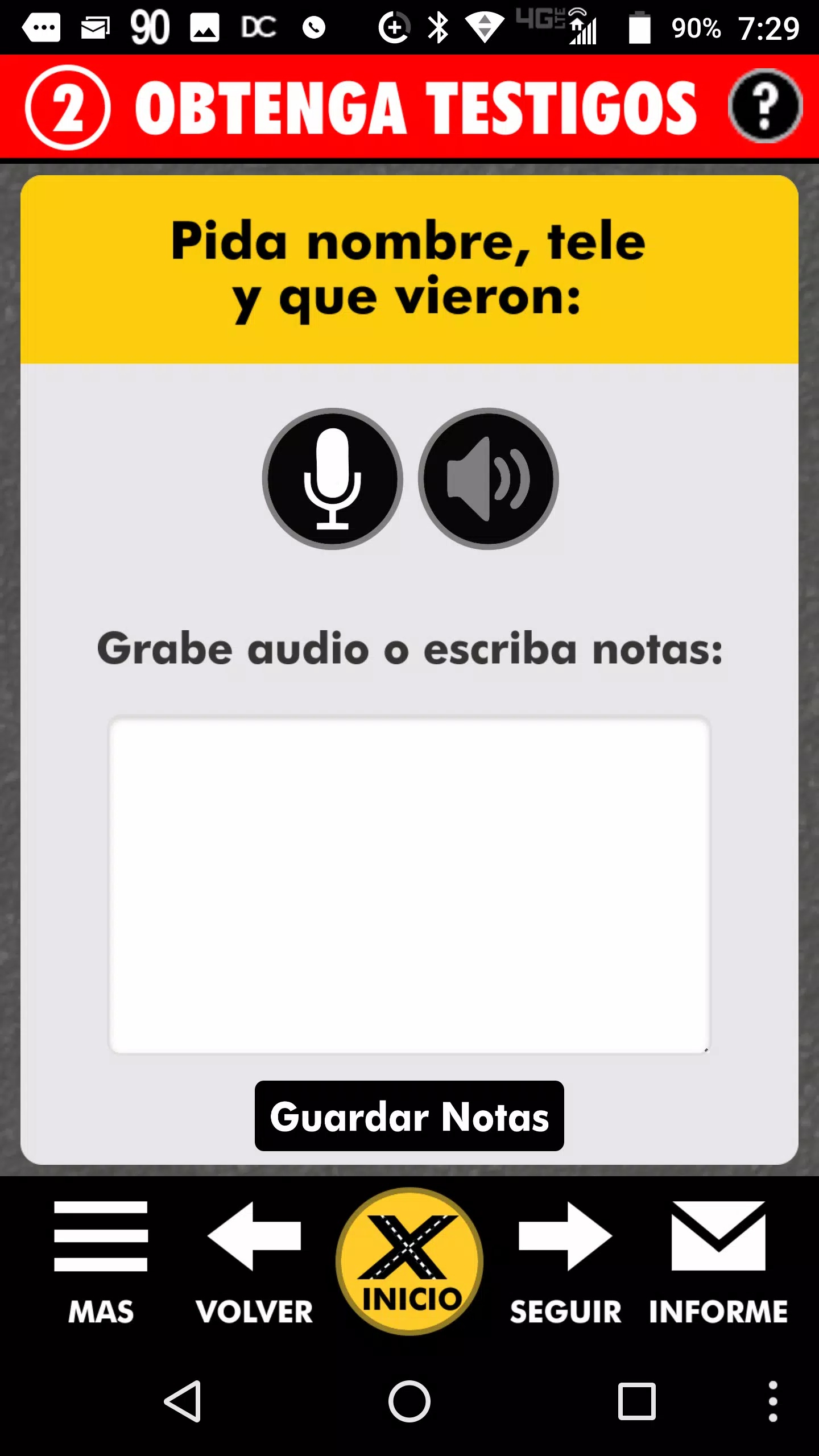 AxiKit Accident Report Kit - ES - Spanish Version Screenshots