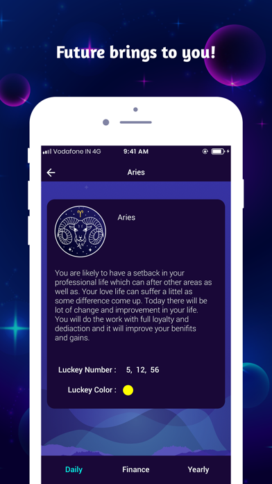 Daily Horoscope & Prediction Screenshots