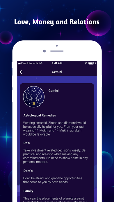 Daily Horoscope & Prediction Screenshots