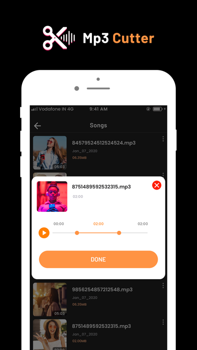 MP3 Cutter : Merge Music Screenshots