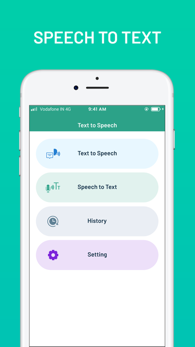 Capturas de tela do Text To Speech : Voice Memo