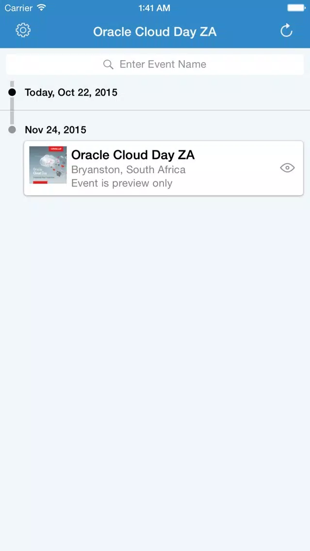 Oracle Cloud Day ZA Screenshots
