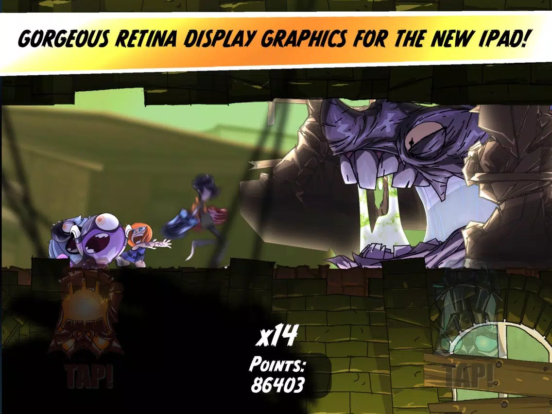 Captures d'écran de Escape from Age of Monsters HD iPad 