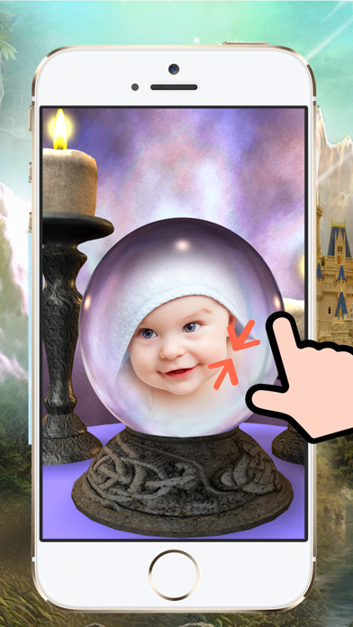 Magic Crystal Ball Photo Frame Screenshots