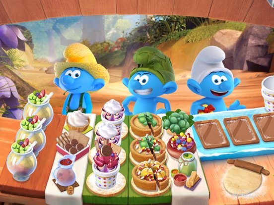 Smurfs - The Cooking Game iPad Screenshots