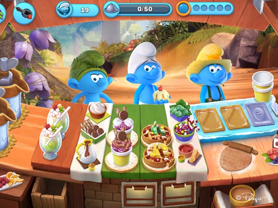 Smurfs - The Cooking Game iPad Screenshots
