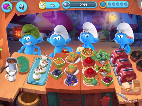 Smurfs - The Cooking Game iPad Screenshots