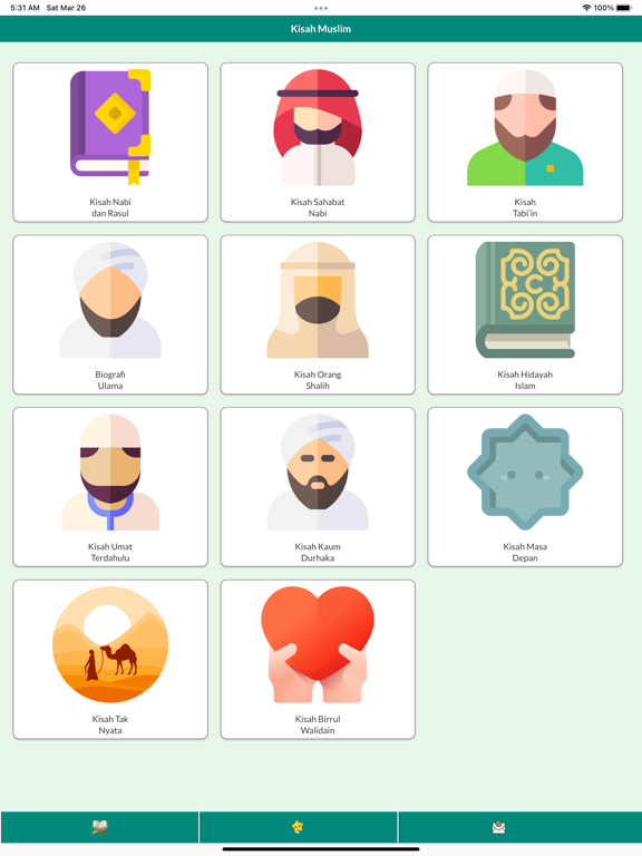 Kisah Muslim Offline iPad Screenshots